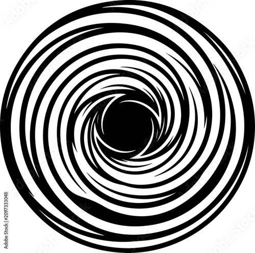 wormhole vector illustration