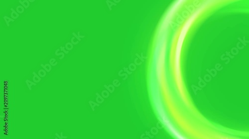 Abstract glowing green circle background