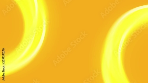 Abstract glowing yellow circles background