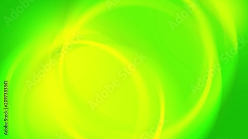 Abstract glowin filled circle background. Green yellow colors.