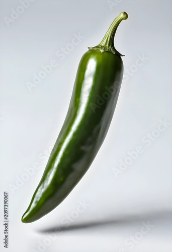 Fresh green jalapeno pepper...