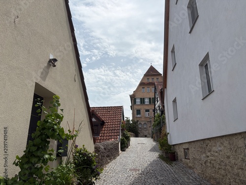 Charming timber framed houses creating a fairytale atmosphere in Germany