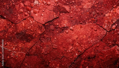 Red textured surface with s...