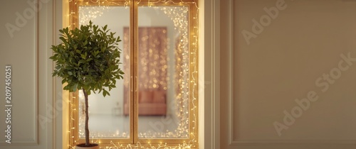 Cozy Indoor Scene with Pott...