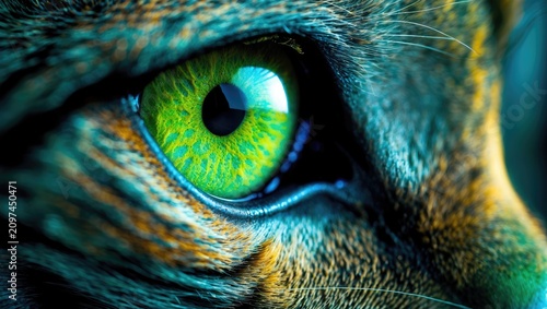 Interesting cat eyes are a ...