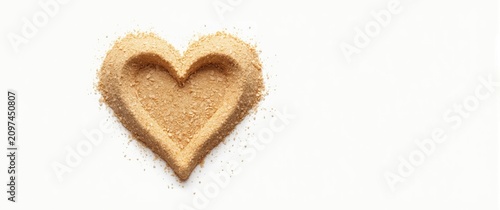 Brown Sugar Heart Shape Iso...