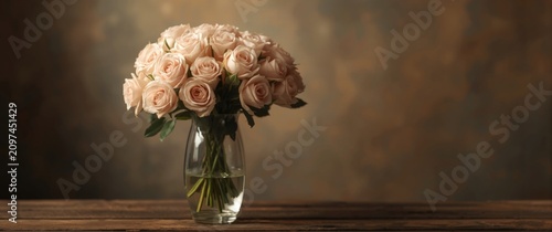Soft Pink Roses Bouquet in ...