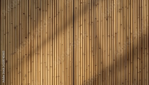 Bamboo Wall Close-Up - Natu...