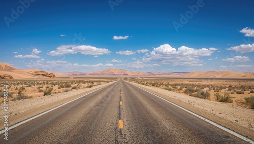 Endless Desert Road Stretch...