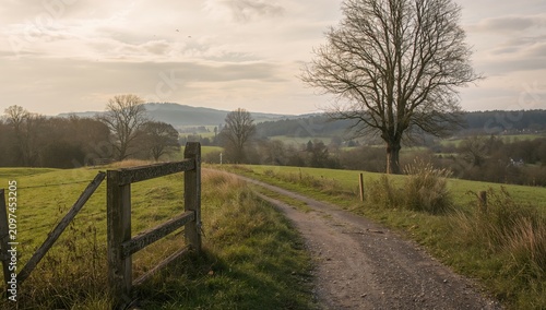 Scenic Country Pathway Lead...