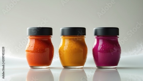 A variety of barbecue sauce...