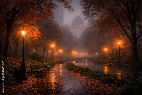 Autumn Evening Stroll Along...