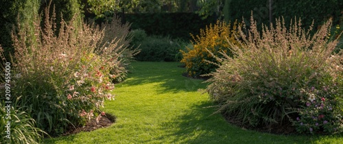 Flowering Garden Pathway Su...