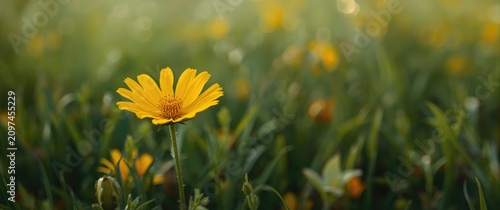 Yellow Flower Blooming in a...