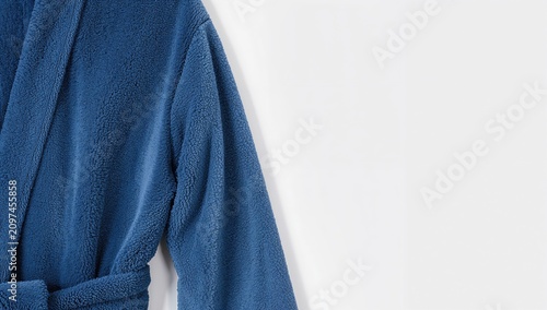 Soft Blue Bathrobe Hanging ...