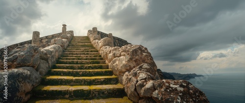 Stone Steps Leading to Seas...