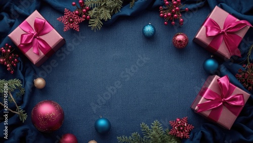 Winter holiday composition ...