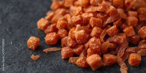 Diced Dried Apricots on Dar...