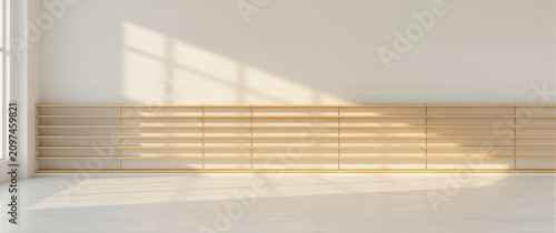 Wooden Shelving Unit Agains...