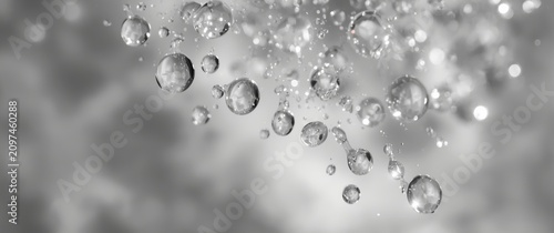 Water Droplets Falling Agai...