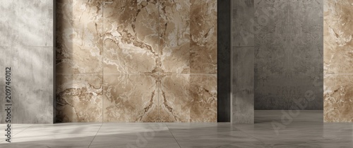 Elegant Interior with Beige...