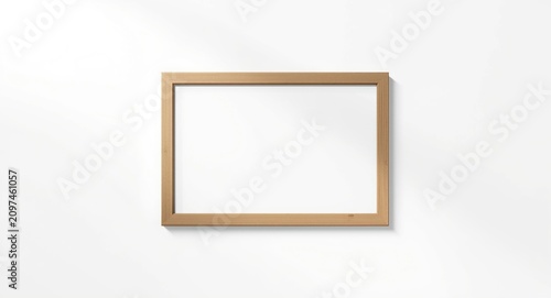 Wooden Picture Frame Isolat...