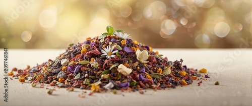 Colorful Herbal Tea Blend P...