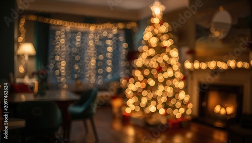 Glowing Christmas Tree with...