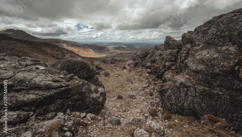 Natural rugged landscape ch...