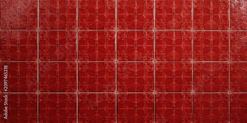Textured Red Wall Tiles in ...