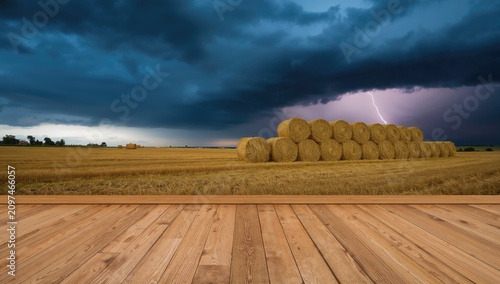 Lightning Striking Over Gol...
