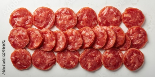 Slices of Cured Meat Arrang...