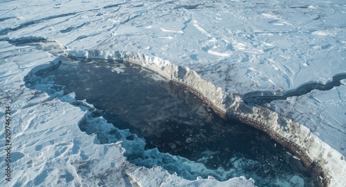 Aerial View of Open Water i...