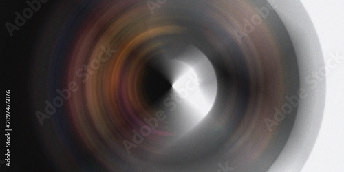 Bild auf Leinwand Swirling gray and colorful radial blur abstract background with light in center