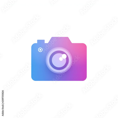 Camera Lens Photography Icon Vector Design