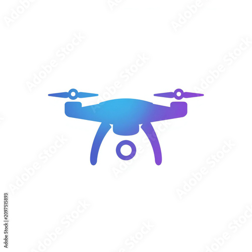 Drone Aerial Camera Icon Vector Design