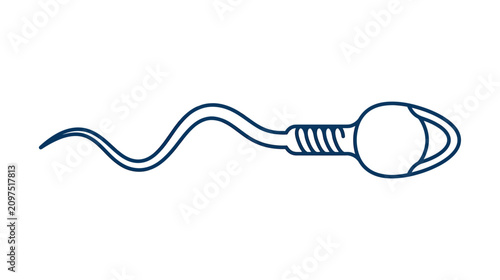 Tableau sur toile Sperm Cell Illustration