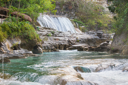 Amazingly, in East Sumba which has a long dry season and hard, rocky, coral-like soil—there are still waterfalls, cutting through the stone mountains and absolutely beautiful