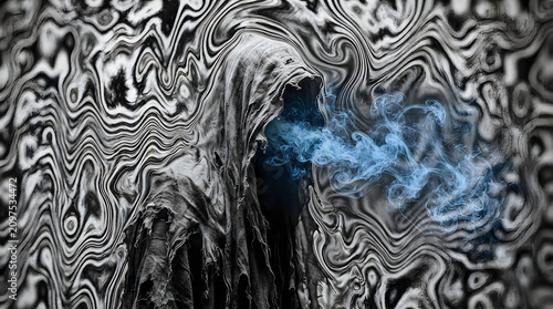 Schlieren Photography Visualizing Invisible Entity Breathing Freezing Vapor