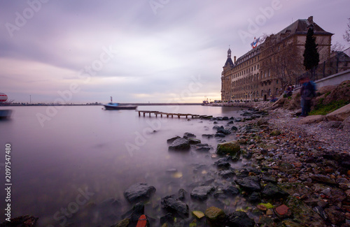 Konstfotografi Haydarpaşa train station and its surroundings