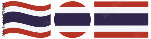 Photography Thailand flags collection