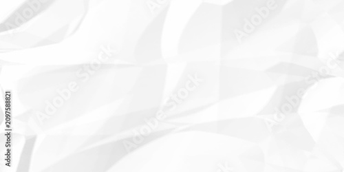 Foto Creased paper parchment white blank page detail wrinkle blank white canvas