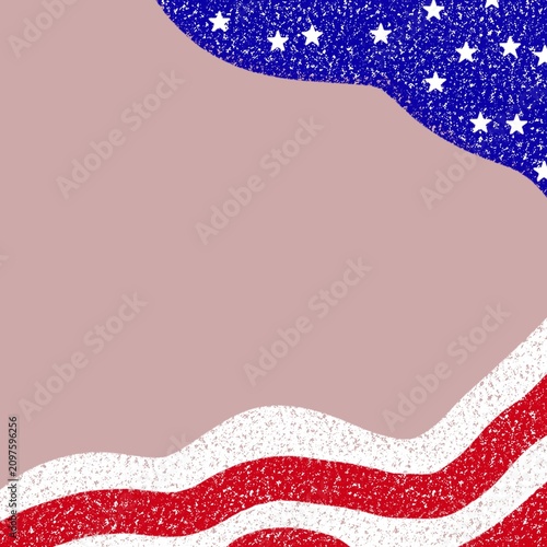 patriotic background with stars