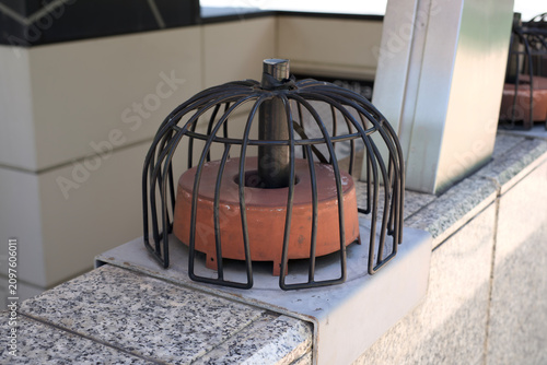 Canvastavla Rooftop Vent Cage Alternate Angle View