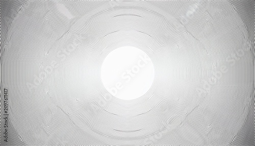Modern Abstract White Background With Black Gradient Circular Lines