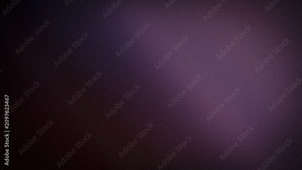 Fototapeta premium Dark grainy abstract background with purple and black gradient blur texture in 4K resolution
