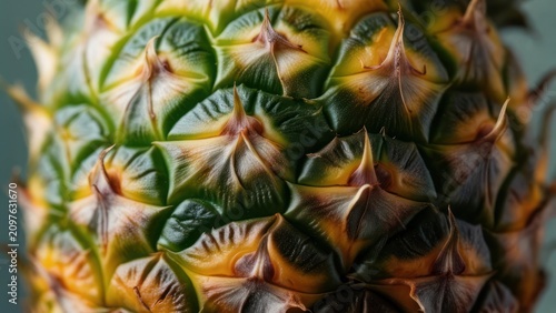 Close-up pineapple texture