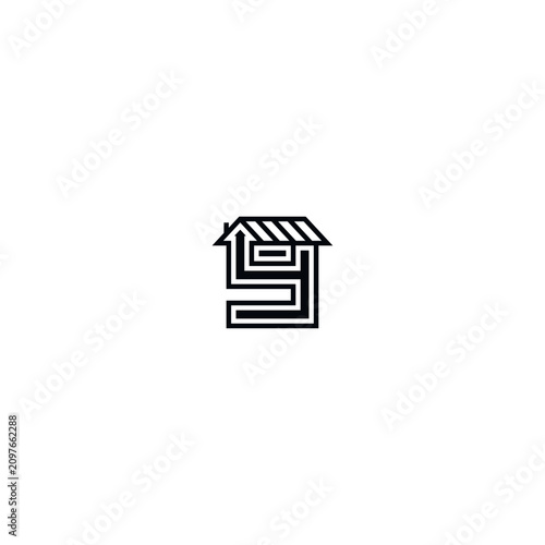 Residential building number 9 logo.