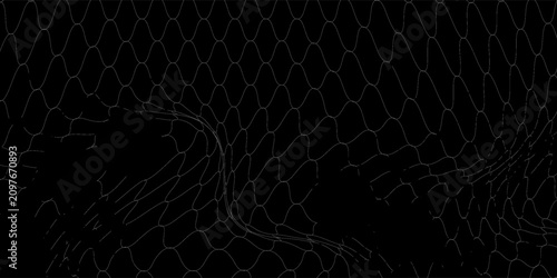 Canvastavla Soccer Ball illuminated green light in the Goal Net