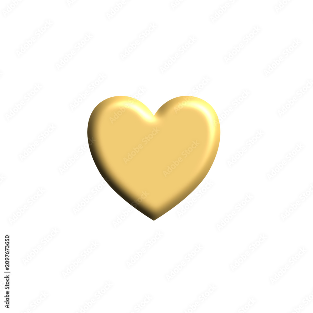 Fototapeta premium Love 3D
